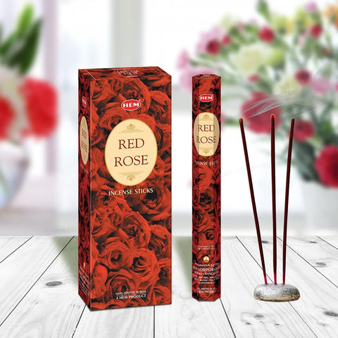 Precious Red Roses Incense Sticks (Pack of 6) by