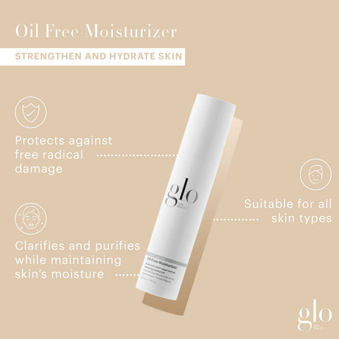 Glo Skin Beauty Oil Free Moisturizer | Lightweight, n-Clogging Moisturizer for Balanced, Conditioned Complexion Clarity