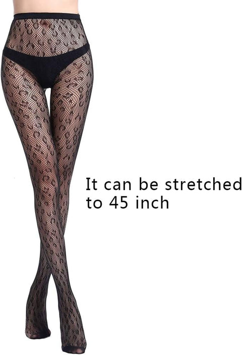 6 Pairs Lace Patterned Tights Fishnet Floral Stockings Small Hole Pattern Leggings Tights Net Pantyhose